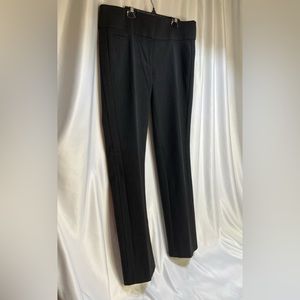 Ann Taylor LOFT Dress Pants MARISA TROUSER Grey Grid Pattern Straight- Size 6